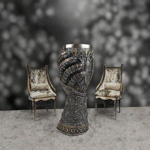 創造的なステンレス鋼ナイトワインカップレジンアーマー手作りバーパーティーゴブレット - Product Image 6