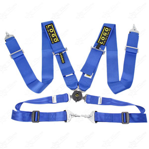 Alta calidad negro rojo <span class=keywords><strong>azul</strong></span> 3 pulgadas Racing Drift Snap-On arnés cinturón <span class=keywords><strong>de</strong></span> <span class=keywords><strong>seguridad</strong></span> 4 puntos 3 pulgadas cinturón <span class=keywords><strong>de</strong></span> <span class=keywords><strong>seguridad</strong></span> para SCHROTH - Product Image 2