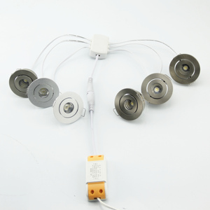 6x3 Watt 6 in 1 Rotonda in Oro di Commercio Da <span class=keywords><strong>Cucina</strong></span> in Alluminio Da Incasso A <span class=keywords><strong>LED</strong></span> Lampada Della Luce del Governo Sotto L'armadietto - Product Image 2