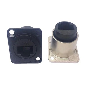 ประเภท D Cat6 RJ45 แผงติดตั้งแบบติดผนัง ซ็อกเก็ตตัวเมีย ตัวเชื่อมต่อเครือข่ายอีเธอร์เน็ต พอร์ตสัญญาณข้อมูล 8P8C - Product Image 2