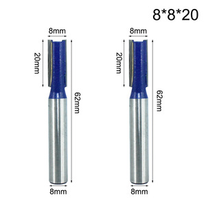 เครื่องตัดแต่งไม้ 8 มม. ใบมีดสองคม สำหรับเบกาไลต์ เทนท์สตีล ความแม่นยำสูง - Product Image 4