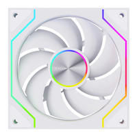 Ventola per Case PC RK120 ARGB WH 120mm Bianca PWM, Silenziosa 20dBA, Sincronizzazione 5V, Collegamento a Catena per Computer da Gaming, Fornitore OEM all'Ingrosso
