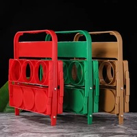Support pliable pour boissons, porte-bouteilles de bière, lot de 4, en PP, pliable, pour livraison, restaurant, fête, bar