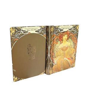 Magnifique carnet à couverture rigide personnalisé de style rétro, en papier offset, pressé à froid, de haute qualité et écologique - Product Image 5