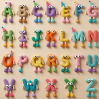 Vente en gros Personnalisé 2026 Nouveauté Mignons Sacs Poupées en Crochet Faits Main avec Mots Anglais, Porte-clés et Pendentifs pour Cadeaux de Fêtes