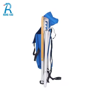 محمولة فعالة من حيث التكلفة وسهلة التخزين مع مسند الظهر للتخييم والصيد والترفيه كرسي قابل للطي - Product Image 4