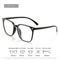 Lunettes de jeu anti-lumière bleue, monture optique transparente TR90, pour ordinateur, travail de bureau, compatibles avec les verres correcteurs, unisexe