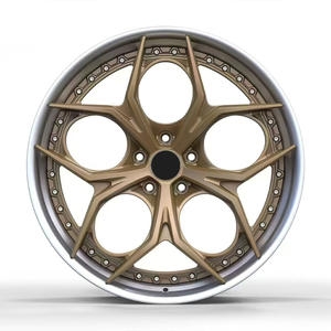 Roue de voiture de course forgée sur mesure EZW 2 pièces Concave à plat profond 5x114.3 5x120 5x112 Jante de 18 à 23 pouces en alliage <span class=keywords><strong>4</strong></span> pièces en aluminium quantité minimale de commande - Product Image 4