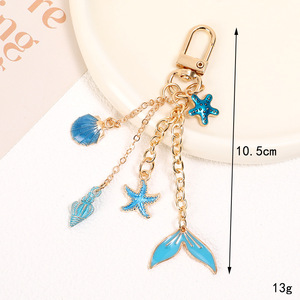 Matériaux en alliage haut de gamme pour la conception de motifs marins, exquis et polyvalents pour les téléphones portables, les vêtements, les sacs et les petits accessoires - Product Image 4