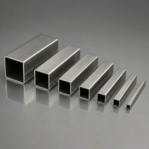 Tube carré en acier inoxydable de haute qualité, grades 202, 304, 316, laminé à froid, soudé, finition mate ou brillante, dimensions sur mesure - Product Image 1