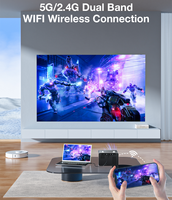 Nativo 1080P 4K Smart TV Android 13 Proyector Auto Focus Keystone 600 ANSI Conectividad USB 3D NTV Auto Focus Keystone Beamer