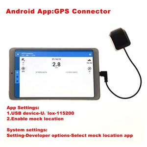 ZKT USB-C Tip C GPS GLONASS Galileo BeiDou GNSS Anten Alıcısı Android Windows için ZKT-GPS-002 1176-1227/1561+1602MHz 30dBi - Product Image 6