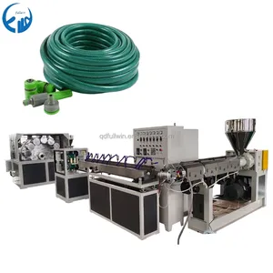 Machine d'extrusion de tuyau d'arrosage Ligne d'extrusion de tubes renforcés de fibres Tuyau en plastique PVC Allemand Siemens 120 kg/h Onduleur ABB