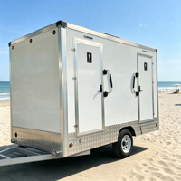Unité Sanitaire Portable Grande Capacité Multi-r, Hygiénique, Facile à Nettoyer, Durable, pour Événements Extérieurs, Certifiée ISO, Toilettes Professionnelles
