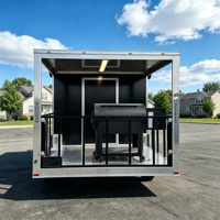 Remorque de restauration rapide mobile pour rue commerciale, chariot de concession entièrement équipé pour les États-Unis, l'Europe, l'Australie, avec numéro VIN inclus