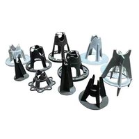 Support de barres d'armature en plastique de bonne qualité Entretoise de chaise en plastique fabriqué en Chine OEM avec taille personnalisée pour le béton