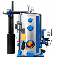 Nouvelle chaudière industrielle verticale à biomasse Henan VeKing 1,2 T/h, générateur de vapeur automatique à pellets, basse pression, à tubes de fumée, garantie 3 ans