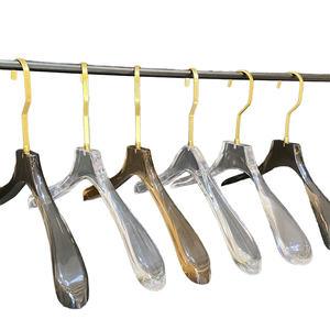 Factory Wholesale Eco-Friendly Rice husk <b>Hanger</b> Clothing Store Dedicated Women's Acrylic Coat <b>Hanger</b> Single Made in Vietnam - Product Image 1