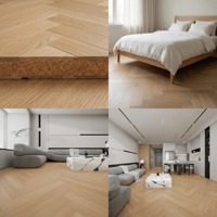 Parquet en chêne à chevrons, construction technique, style chevron, pour salon, utilisation extérieure, garantie 5 ans
