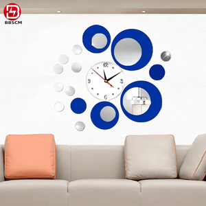 Accessori per la Casa Fai-<span class=keywords><strong>da</strong></span>-Te, Adesivi Murali a Specchio 3D in Acrilico, Orologio <span class=keywords><strong>da</strong></span> Parete <span class=keywords><strong>di</strong></span> <span class=keywords><strong>Design</strong></span> Moderno e Lussuoso - Product Image 2