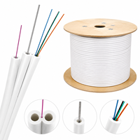 Câble de branchement intérieur FTTH GJXFH avec gaine LSZH/PVC, fourniture OEM pour les entrepreneurs et distributeurs de télécommunications