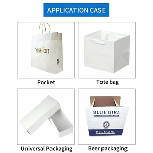 Chất lượng cao Trắng Duplex Board Kraft Giấy cuộn cả hai bên có thể in cho Diy gói cho nguyên liệu cung cấp - Product Image 2