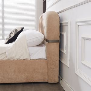 Camas Modernas al por Mayor, Tamaño Queen y King, Armazones de Madera Tapizados, Muebles de Dormitorio con Almacenamiento, Opción de Tamaño Individual Disponible - Product Image 5