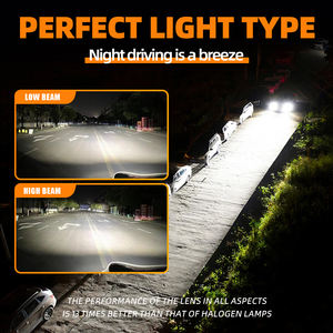 Ake <span class=keywords><strong>A99</strong></span> Verliesvrije Installatie Bilded Projector Lens 9-16V 6000K Dimlicht 48W Grootlicht 58W Bi Led Projector 3.0 Bi-Led Projector - Product Image 3