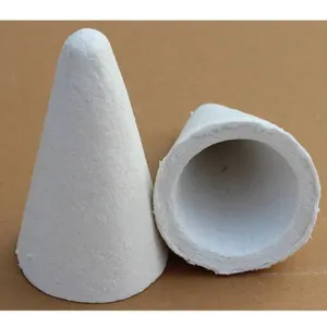 Thermal Insulation Aluminum Plant Used Alumina Silicate Soluble Ceramic Fiber Tap Out Cone