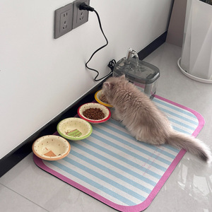 [TikTok Hot Selling] Summer Pet <b>Placemat</b> for Cats - Waterproof, Erasable, Lint-Repellent, Bite-Resistant, Cat and Dog Meal Mat - Product Image 3