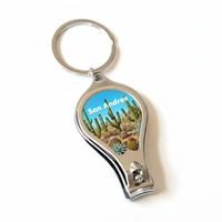 Vente en gros de porte-clés décapsuleur coupe-ongles souvenirs touristiques personnalisés San Andres Colombie