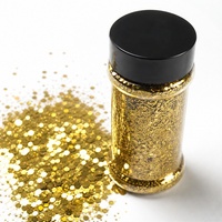 Vente en gros de paillettes holographiques épaisses en vrac, 24 couleurs, en pots shaker de 2 oz, pour la résine, les gobelets, le slime et les créations de Noël