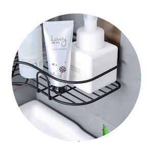 Estante Metálico de Esquina para Baño, Sin Perforaciones, Organizador de Metal para Cosméticos y Cremas en <span class=keywords><strong>el</strong></span> Baño - Product Image 4