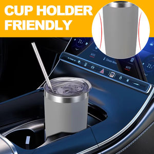 Vaso Térmico de Viaje con Logotipo Personalizado, de Acero Inoxidable Aislado, 10 oz, para Bebidas Frías y Calientes, para Viajes, Oficina, Campamento - Product Image 5