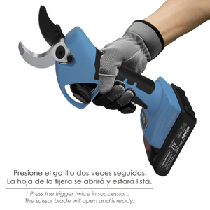 Forbici da potatura a batteria da 21 Volt con 2 batterie da 2 Ah e custodia per il trasporto - Product Image 6