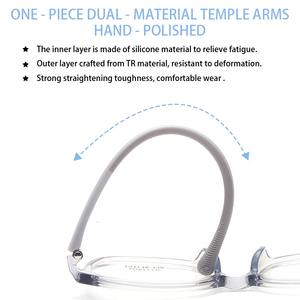 กรอบแว่นตาซิลิโคน Tr90สำหรับเด็กแผ่นจมูกซิลิโคนชิ้นเดียว - Product Image 3