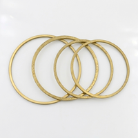 Anneaux en cuivre faits main DIY, grands anneaux tubulaires, anneaux coupés, anneaux sans soudure en fil carré pour la fabrication de bijoux en gros, personnalisables OEM