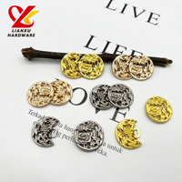 Bouton de col central œil de chat personnalisé, élégant, pour robe chinoise, costume, ornement, décor, HANfu, boucle en alliage de zinc, écologique