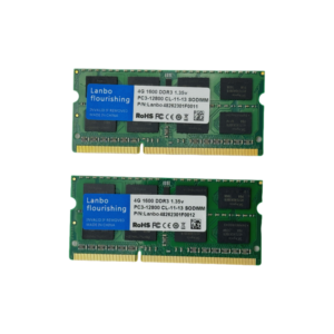 <span class=keywords><strong>DDR3</strong></span> SODIMM Máy tính xách tay Ram 8GB 1600MHz <span class=keywords><strong>PC3</strong></span>-10600 1.5V 204-pin ECC OEM/ODM thương hiệu cổ - Product Image 1