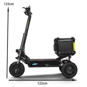 Scooter à 3 roues, tricycle, scooter tout-terrain robuste de 11 pouces, capacité de charge de 150 kg, scooter puissant pour adultes - Product Image 3