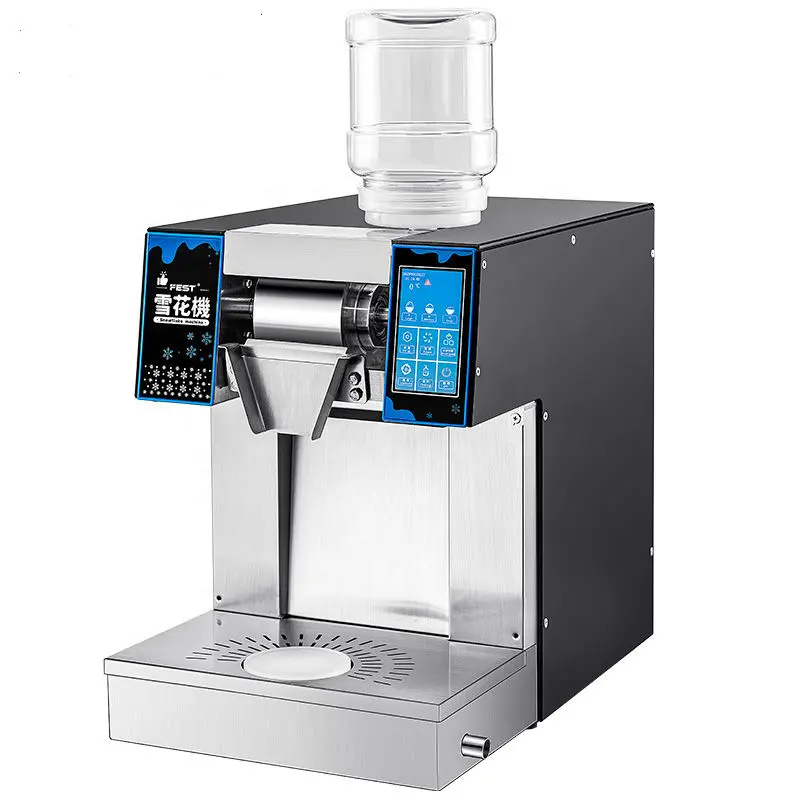 Commercial bingsu snowflake ice shaving powdered machine korea bingsu snowflake ice maker