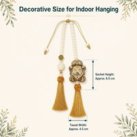 Adorable Pendentif de Sac Rétro Vintage, Ornement Perlé, Porte-clés pour Sac à Main de Créateur pour Femmes