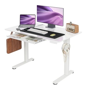 Marco de escritorio de oficina inteligente moderno: elevación eléctrica de un solo motor ajustable en altura, mesa de ordenador de pie ideal para oficinas - Product Image 4