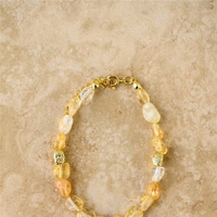 Pulseras de Piedras Naturales Rojas Hechas a Mano al por Mayor para Verano con Abalorios y Dije de Pez Dorado Ajustable para Mujer
