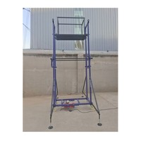 Échafaudage électrique auto-propulsé, échafaudage électrique pliable, élévateur d'échafaudage électrique multiple