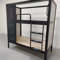 Fourniture directe d'usine de lits superposés en bois pour les jeunes meubles à capsule basse pour les auberges et les hôtels de jeux