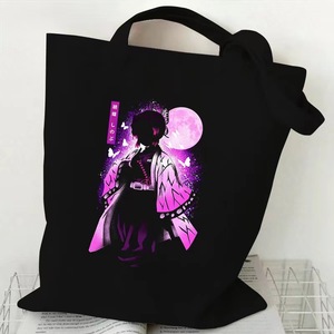 Borsa in Vetro Giapponese Kawaii con Stampa Anime Demoniaca, Borsa a Tracolla per Studenti, Unisex, Vendita Transfrontaliera - Product Image 3