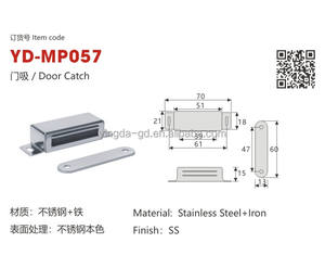 <span class=keywords><strong>Fermeture</strong></span> magnétique en acier inoxydable pour portes de meubles, armoires et placards - Product Image 4