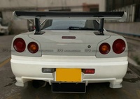 EPR pour NISSAN Skyline R34 GTT, marchepieds de luxe pour pare-chocs arrière, accessoires de voiture en fibre de verre de haute qualité, 1998-2002, ajustement parfait à 100%
