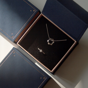 <b>Book</b> Shape Clamshell Necklace Earring <b>Box</b> Jewelry Packaging Foldable Magnetic Gift Packing <b>Box</b> - Product Image 3